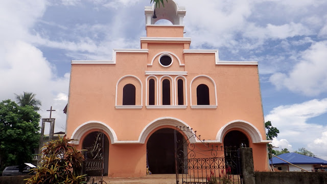 façade of the Our Lady of the Most Holy Rosary Parish Church in Rosario Northern Samar