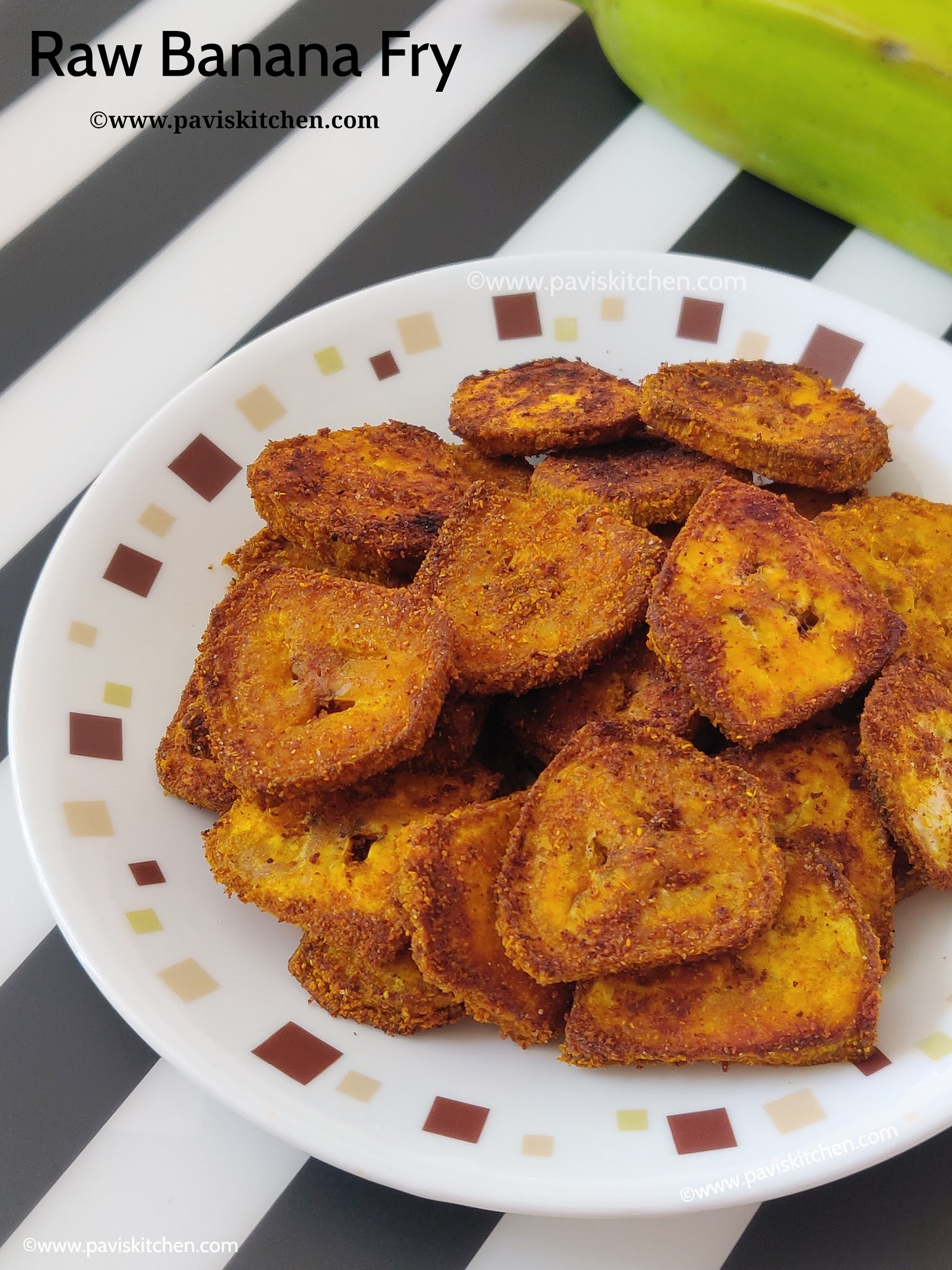 Raw banana fry recipe | Vazhakkai fry recipe | Vazhakkai varuval recipe | Balekai fry | Aratikaya fry