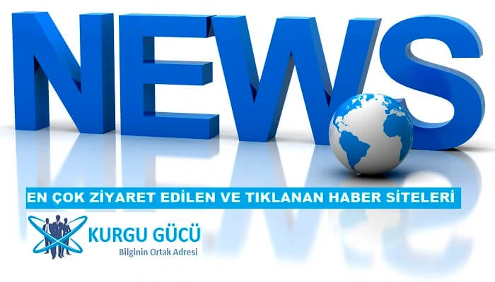 En Çok Ziyaret Edilen ve Tıklanan Haber Siteleri: Türkiye TOP 18 - Kurgu Gücü