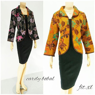 Model Blouse Cardigan Bolak Balik Batik