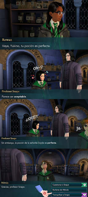 Hogwarts Mystery fotonovela snape merula