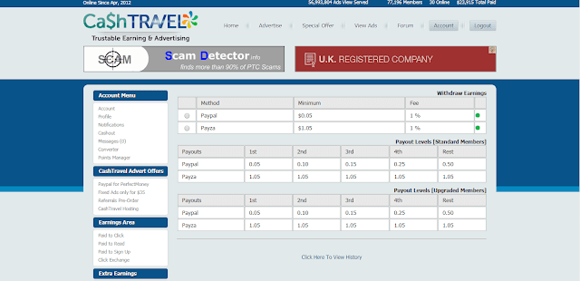 CashTravel นั่งคลิกก็ได้เงิน