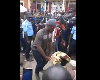 Photos/Video: Didier Drogba dances with Ivorians as they show gratitude for the school he built for their community