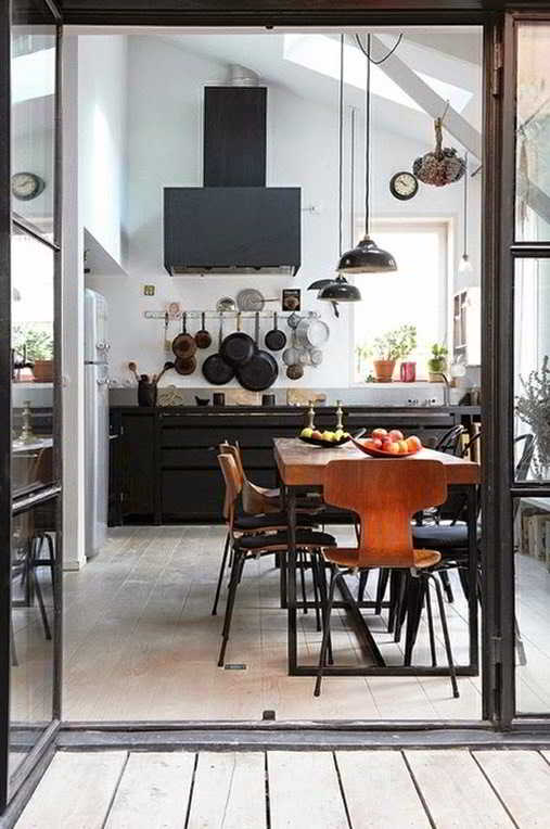  42 desain  ruang  makan  dapur  sempit minimalis  jadi satu