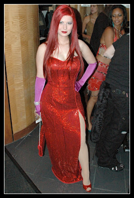 A Jessica Rabbit Costume Commands Extraordinary Attention