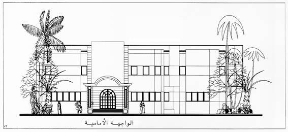 مخططات منازل (الواجهة الامامية)