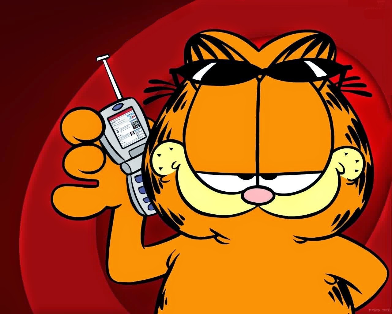 Wallpaper Gambar Kucing Garfield Kartun Terbaru Gambar Kartun