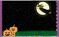 black color halloween wallpaper