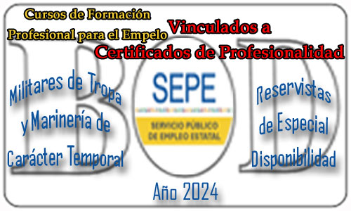 Cursos de Formación Profesional para el empleo vinculados a certificados profesionales..