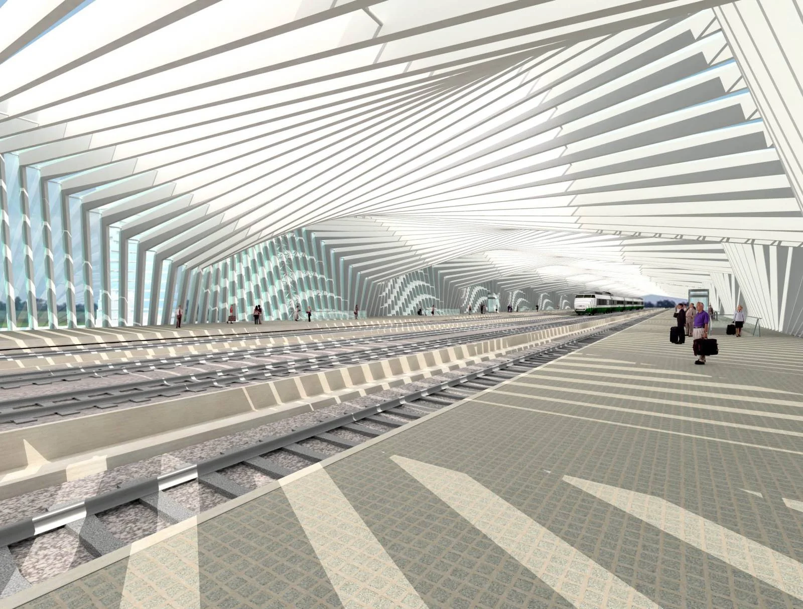 Mediopadana Station by Santiago Calatrava