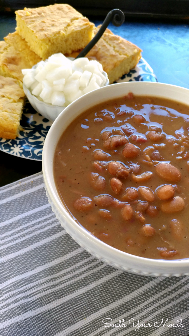 South Your Mouth Slow Cooker Pinto Beans
