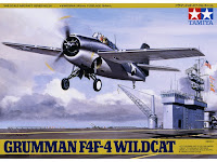 Tamiya 1/48 Grumman F4F-4 Wildcat (61034) Color Guide & Paint Conversion