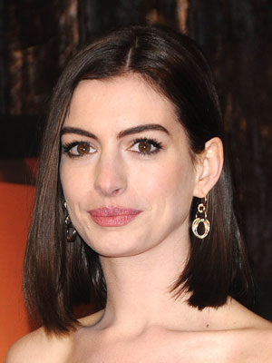 Anne Hathaway's One Day Hairstyles See the Photos