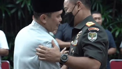 Ada apa? Pagi-Pagi Pangdam Jaya Sambangi Rumah Irjen Pol Imran Fadil