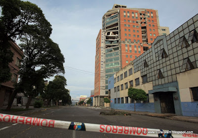 Chile, Earthquake, nine days later