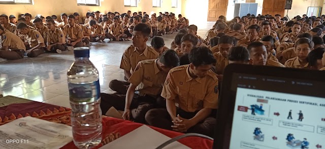 Sosialisasi pelaksanaan uji kompetensi lsp p1 smk satya karya