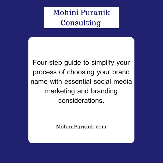 Text image for Social Media Considerations Before Finalizing Brand Name