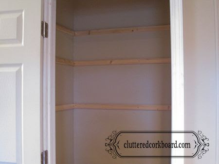 Pantry Project - part 2 - The shelves