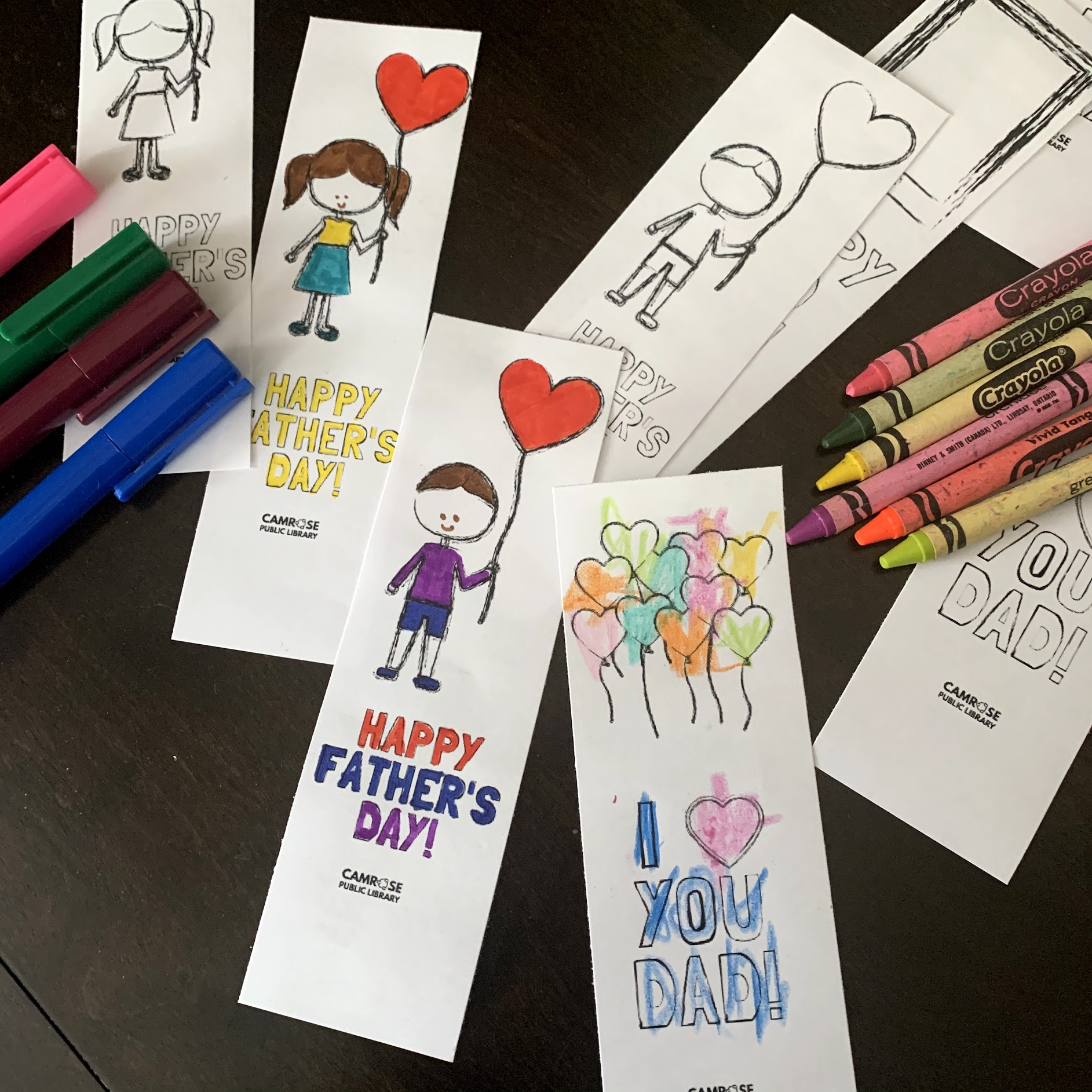 fathers day bookmarks