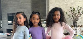 True Thompson, Dream Kardashian & Chicago West are Adorable Trio Channels Girl Group Vibes in Feather-Trimmed Dresses and Matching Cowboy Boots