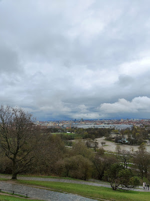 オリンピア公園（Olympiapark）の高台から見る景色