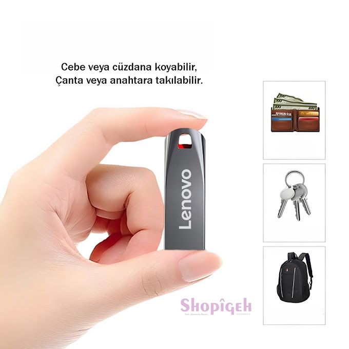 Lenovo 2TB Usb 3.0 Flash sürücüler yüksek hızlı Metal Pendrive