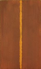Barnett Newman, Onement 1, 1948. During the 1940s Barnett Newman wrote several important articles about the new American painting.