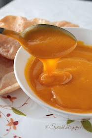 Spusht | Indian aamras (mango puree) enjoyed during summers