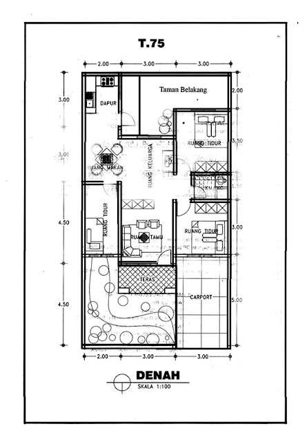 Dijual Rumah Minimalis Type 75 Taman Harapan Permai 