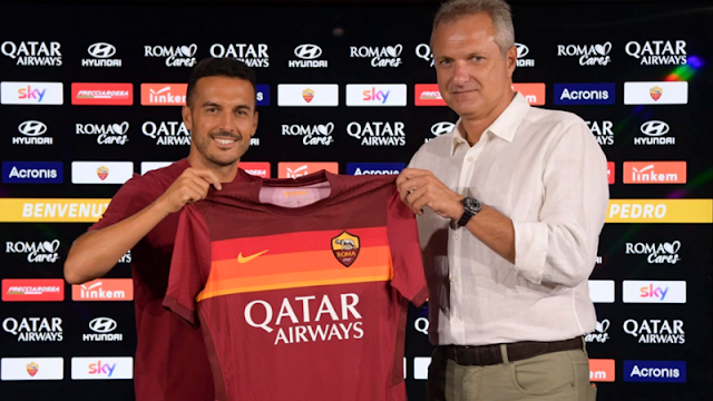 Tinggalkan Chelsea, Pedro Gabung AS Roma