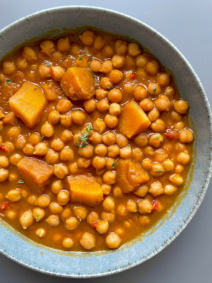 GARBANZOS AL CURRY EN OLLA LENTA o CROCKPOT. Receta Sana y DELICIOSA