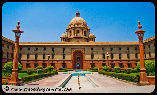 Indian President's House @ Delhi: Rashtrapati Bhavan is the official residence of the President of India, located in New Delhi, Delhi, India. Until 1950 it was known as Viceroy's House and served as the residence of the Viceroy of India. It is at the heart of an area known as Lutyens' Delhi. It is the largest residence of any Head of the State in the world.VJ, ripple, Vijay Kumar Sharma, ripple4photography, Frozen Moments, photographs, Photography, ripple (VJ), VJ, Ripple (VJ) Photography, VJ-Photography, Capture Present for Future, Freeze Present for Future, ripple (VJ) Photographs , VJ Photographs, Ripple (VJ) : President, India, Architecture, Delhi, Colorful, Journey, Main Tourist Places, : The layout of the palace is designed around a massive square although there are many courtyards and open inner areas within. There are separate wings for the Viceroy and another wing for guests. The Viceroy’s wing is a separate four-storey house in itself, with its own court areas within. The wing was so large that the first president of India decided not to stay there, staying in the guest wing, a tradition which was followed by subsequent presidents. At the centre of the main part of the palace, underneath the main dome, is the Durbar Hall, which was known as the Throne Room during British rule when it had thrones for the Viceroy and his wife.