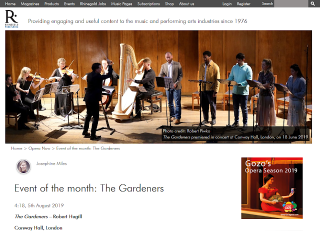 The Gardeners - Event of the Month - Opera Now Magazine