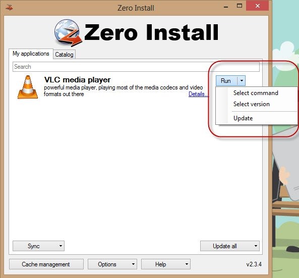 zero-install-run-option