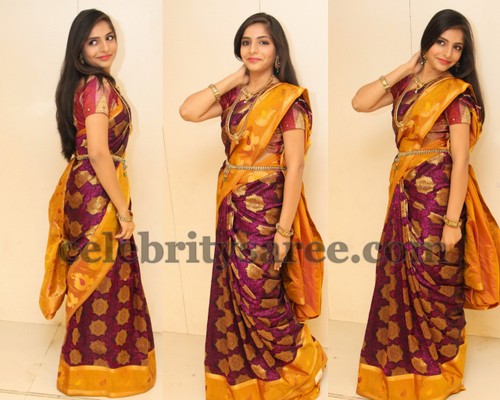 Nupur in CMR Bridal Saree