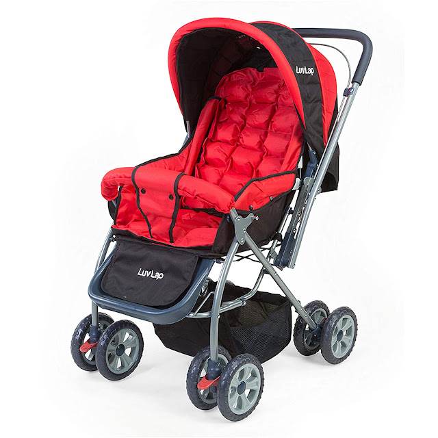 LuvLap Starshine Stroller/Pram, Easy Fold for Newborn Baby/Kids, 