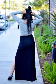 maxi skirt poses