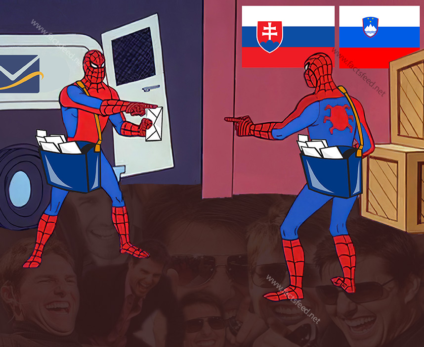 fact about Slovakia and Slovenia wrongly adressed  