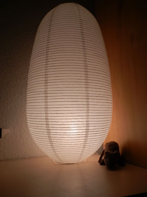 Vate pendant light as a stand lamp