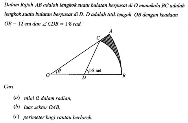 Matematik Tambahan: Sukatan Membulat