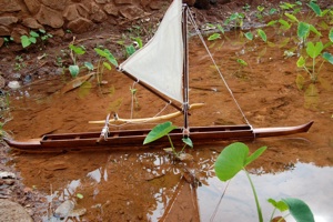 Indigenous Boats: Model Hawaiian Canoes