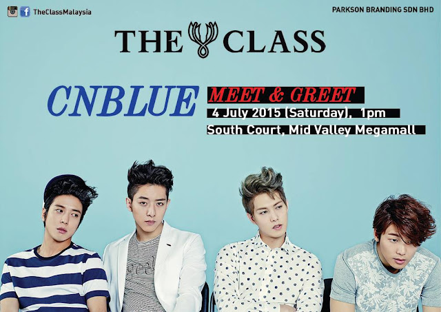 CNBLUE MEET AND GREET @ Mid Valley Megamall - The Class Malaysia