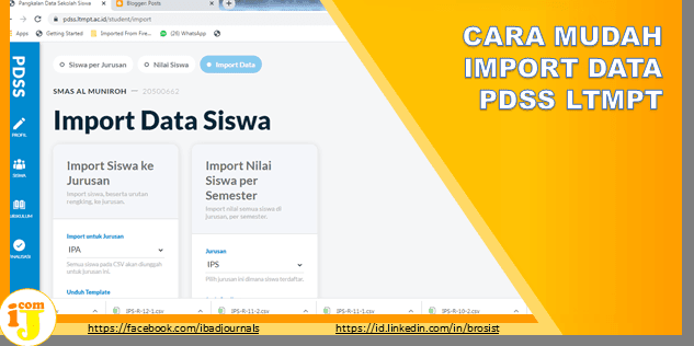 CARA CEPAT IMPORT DATA PDSS 2021