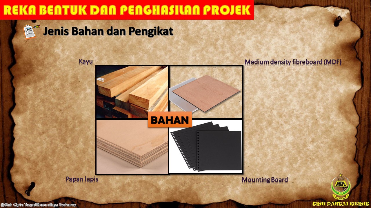 Cikgu Yurhamy: Tingkatan 1: REKABENTUK DAN PENGHASILAN PROJEK