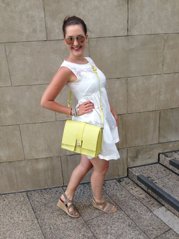 The little white dress OOTD - thelipstickdiaries