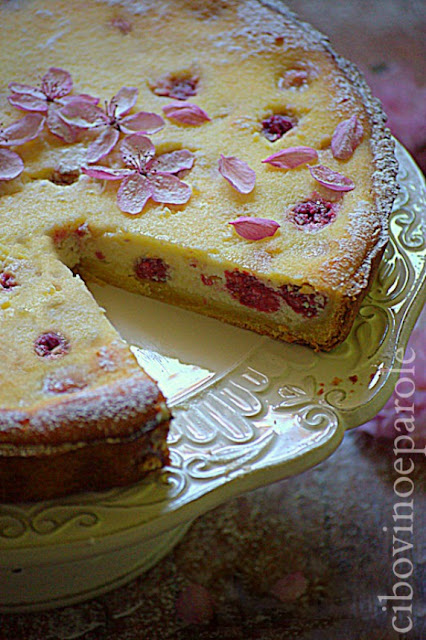 Crostata ricotta e lamponi