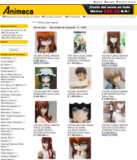 FIGURAS Steins;Gate