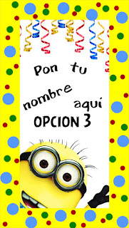 Plantilla minions 3