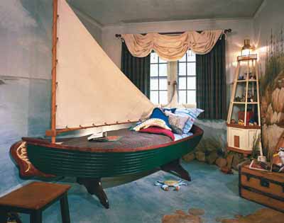 Creative.. Sail boat bed.