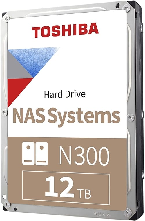 Toshiba N300 12TB NAS 3.5-inch Internal Hard Drive